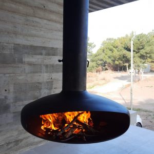 chimenea colgante 90 cm